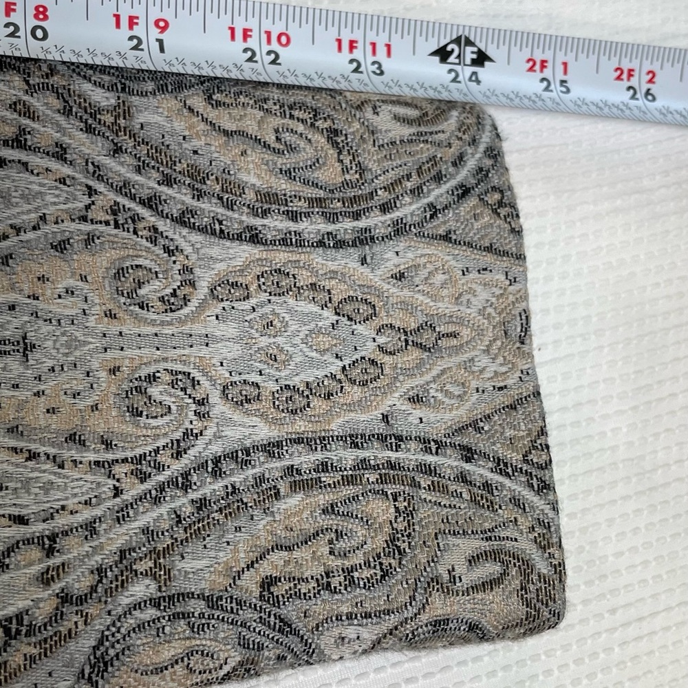 Evan Picone Women's Paisley Blazer - Black and Gray - Picture 6 of 7